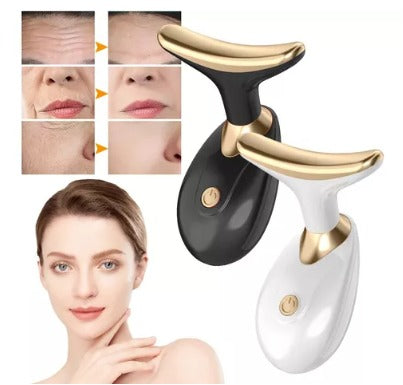 Mini Masajeador Facial para el Cuello Negro